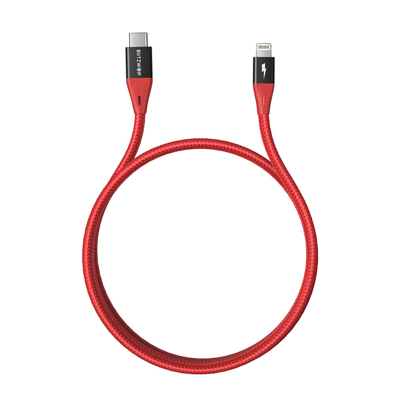 USB-C To Lightning 20W PD Braided Charging Cable – 6ft