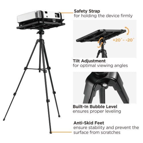 Lightweight Portable Tripod Projector Stand