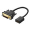 UGREEN DVI Male to HDMI Female Adapter Cable 22cm (Black)