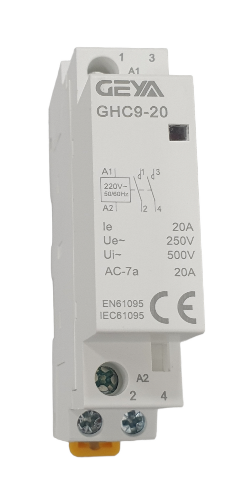 Single Phase AC Contactor 20A 240VAC 2 poles  Normally Open