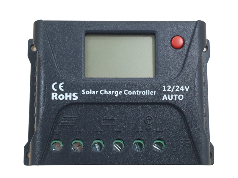 PWM charge controller 10A, 12V/24V for solar system