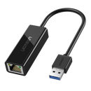USB3.0 to Ethernet Giga Lan Card--ABS case Black
