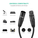 3 Pin XLR Male to Female Audio Cable 5M