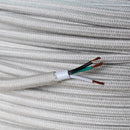 Insulated Electrical Cotton Braided Cable - 100M (Core: 3G*0.75mm Sq)