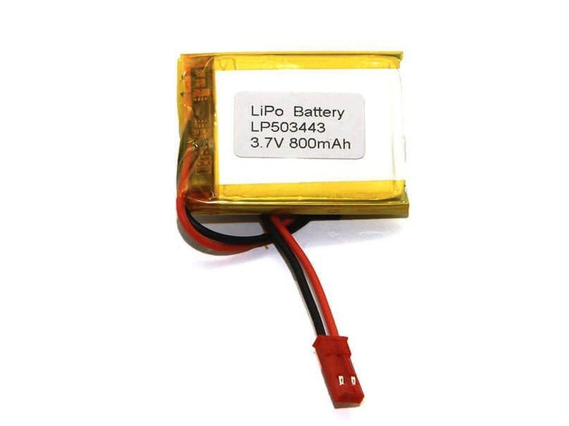 3.7V 850mAh LiPo Battery - 3.5 x 50 x 52mm