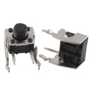 Micro Switch 4 Pin 12 x 12mm with squar push Button