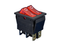 6 Pin Rocker Switch Double Pole with Blue Lid Red Light