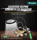 Soldering Helping Handwith LED Magnifier