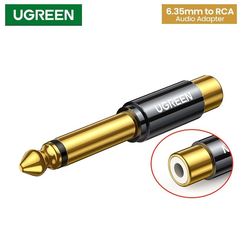 UGREEN 6.35mm Male to RCA Female Adapter