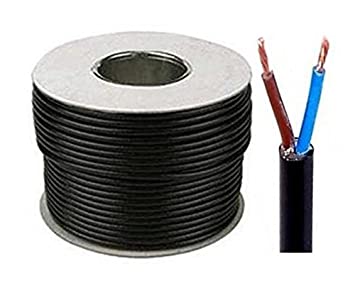 2 Core Round AC Cable 1.5mm - 100M Roll