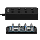 Orico 4 Port USB 3.0 Faceup Design HUB