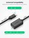 UGREEN Micro USB to USB Female OTG Cable White Round