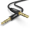 UGREEN 3.5mm Male to 3.5mm Male Cable Gold Plated Metal Case with Braid 1m (Black)