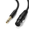 6.5mm Mono Male to 3 Pin XLR Female Audio Cable 3M