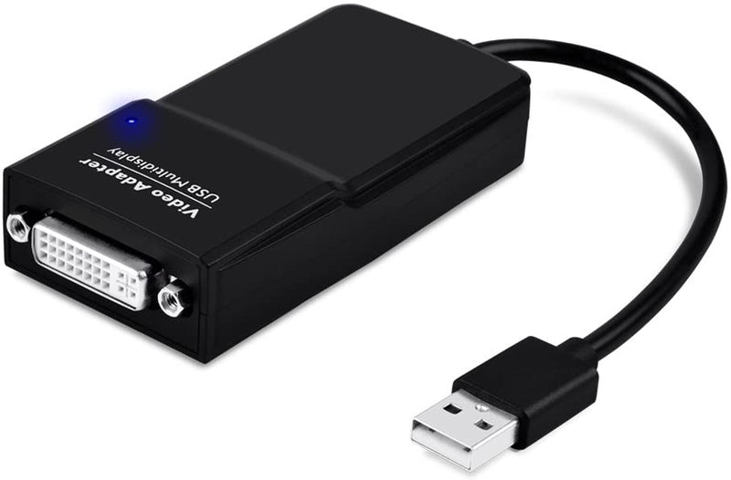 USB to DVI External Video Card Multi Monitor Adapter