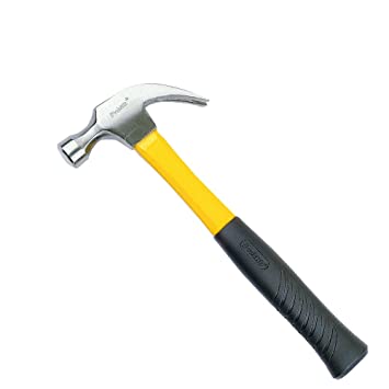 Heavy Duty Curved-Claw Hammer W/Fiberglass Handle