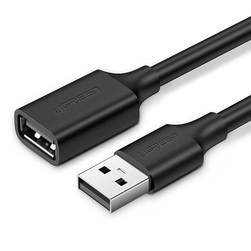 USB 2.0 A male to A female extension cable 1M Black