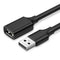 USB 2.0 A male to A female extension cable 5M Black