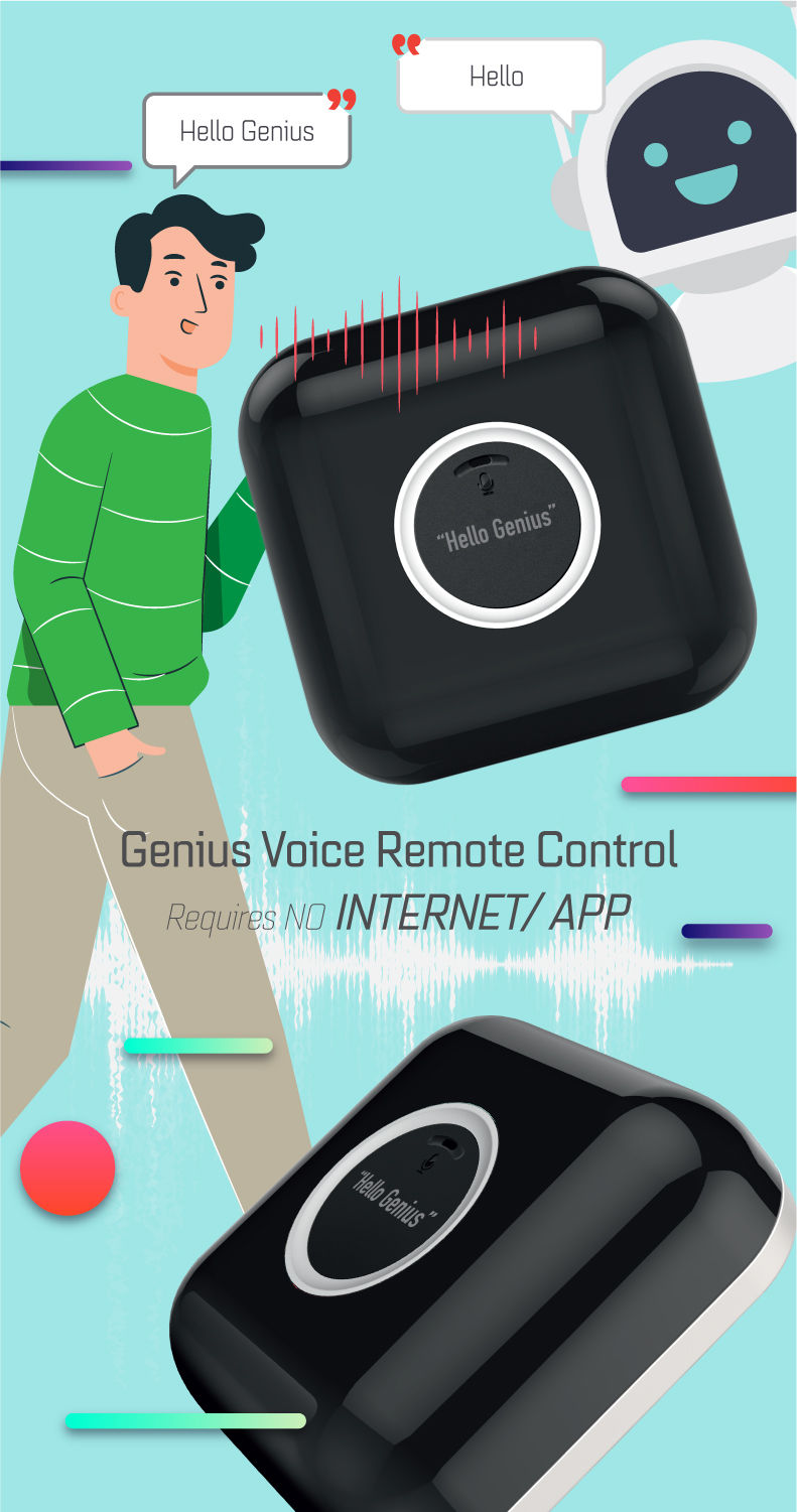 CHUNGHOP Genius Voice Universal Air Conditioner Remote