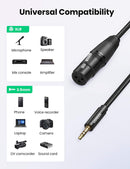 UGREEN 3.5mm Three-Pole Male to XLR Female Audio Cable 2m