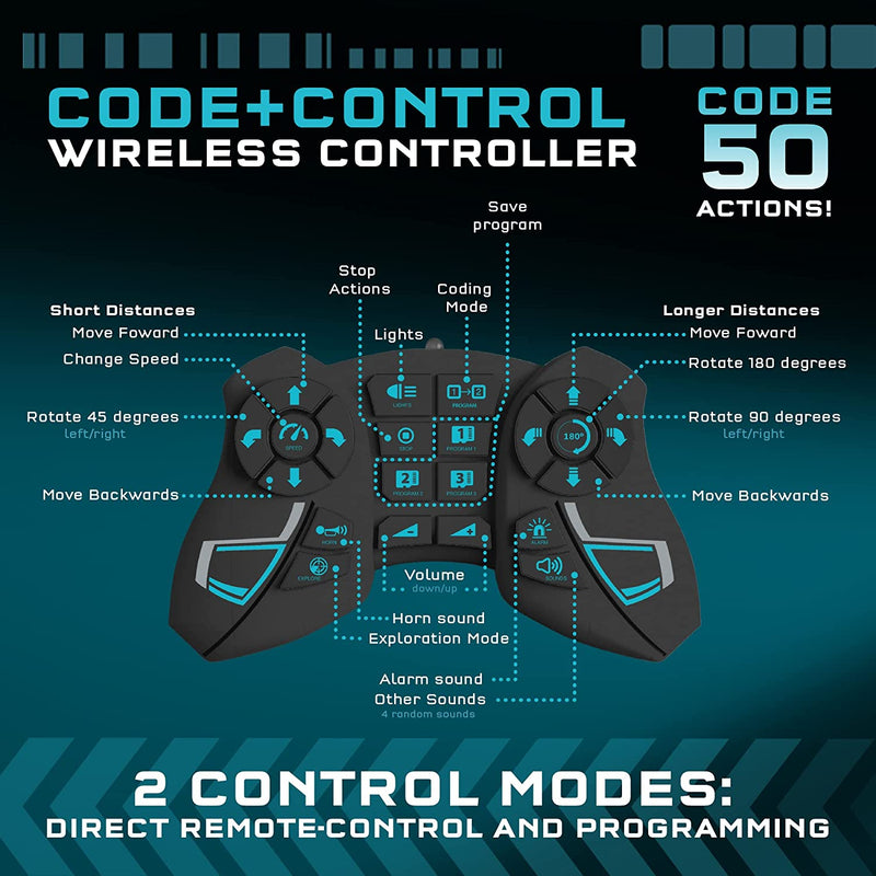 Thames & Kosmos Code Control Robot Dozr Building Kits