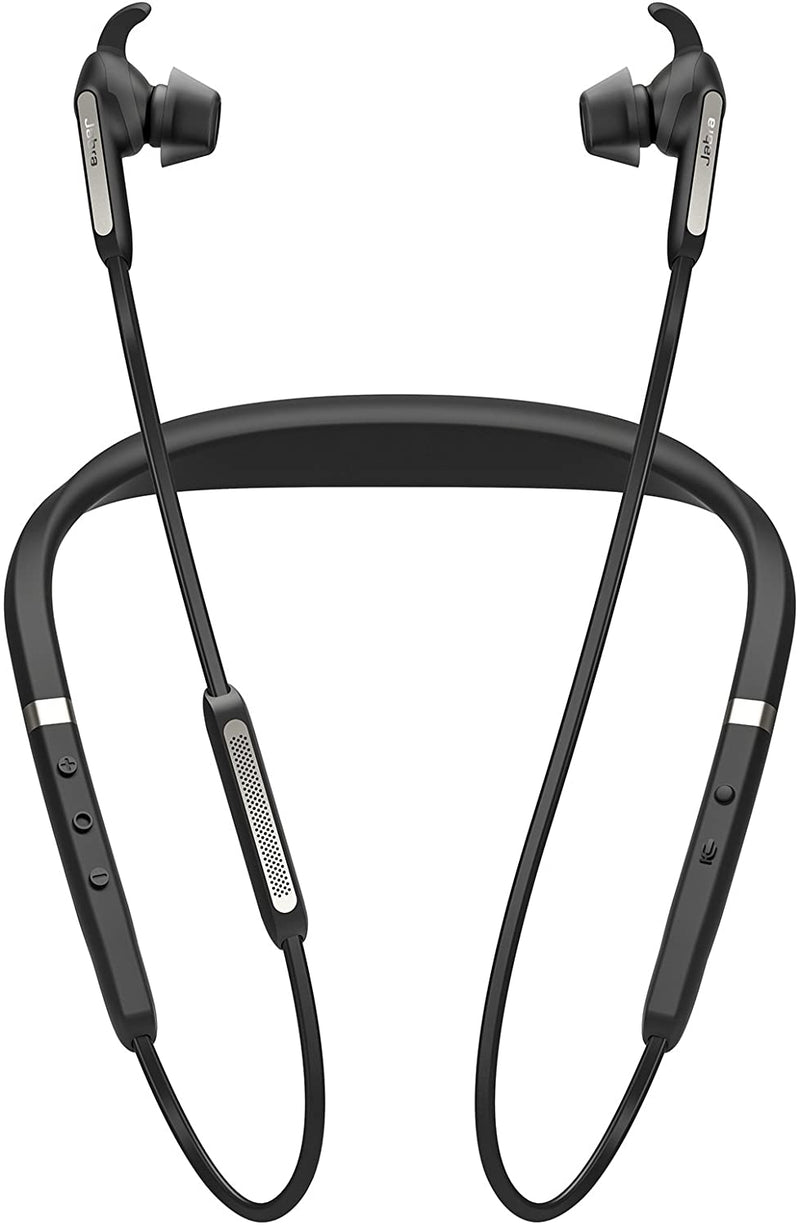 Jabra Elite 65e Alexa Enabled Wireless Stereo Neckband with In-Ear Noise Cancellation