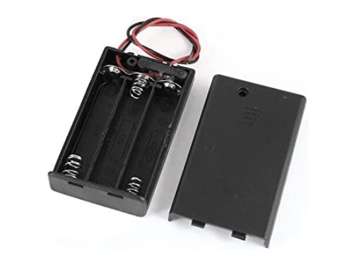 Battery Holder with Switch 3 X 1.5V AAA