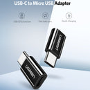 USB 3.1 Type-C to Micro USB Adapter ABS case Black