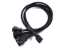 PWM Fan Splitter Cable Hub 1 to 4 Power adapter