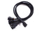 PWM Fan Splitter Cable Hub 1 to 4 Power adapter