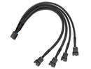 PWM Fan Splitter Cable Hub 1 to 4 Power adapter