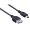 USB 1.1 Female Mini USB 8P OLYMPUS BLACK Camera data cable
