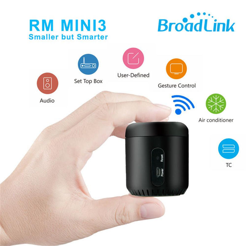 2018 Upgraded Version Broadlink RM3 mini3 Smart Home Automation WIFI+IR+RF+4G Universal Controller for iOS Android