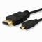 30AWG HDMI A Male to HDMI Mini Type C Male Cable 1.5M