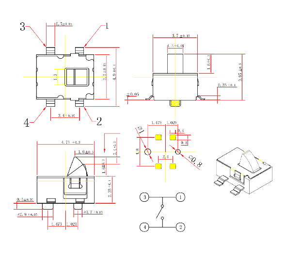 Detector Switch KAM4736K