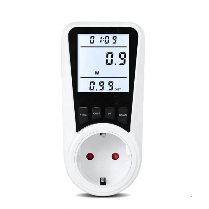 Plug-in Electricity Power Consumption Meter Socket