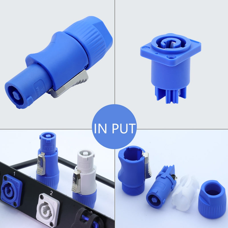 3-Pin XLR PowerCon Female Connectors