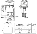 Rocker Switch KCD1-201B