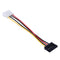 20CM Molex 4 Pin IDE to SATA 15 Pin HDD Power Adapter Male to female Cable