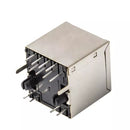 RJ45 Surface Mount Network Jack 8 PINs PCB Right Angle Mounting
