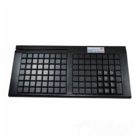 111 key black programmable keyboard w/o MSR (USB), w/ TYSSO LOGO
