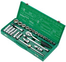 26Pcs 12.7mm Driver Socket Tool Set