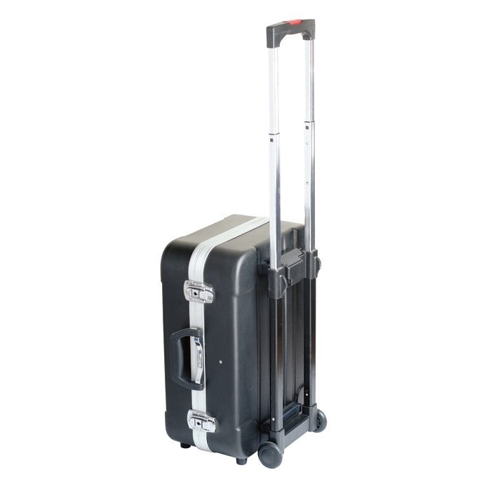 Heavy-Duty ABS Case With Wheels And Telescoping Handle
