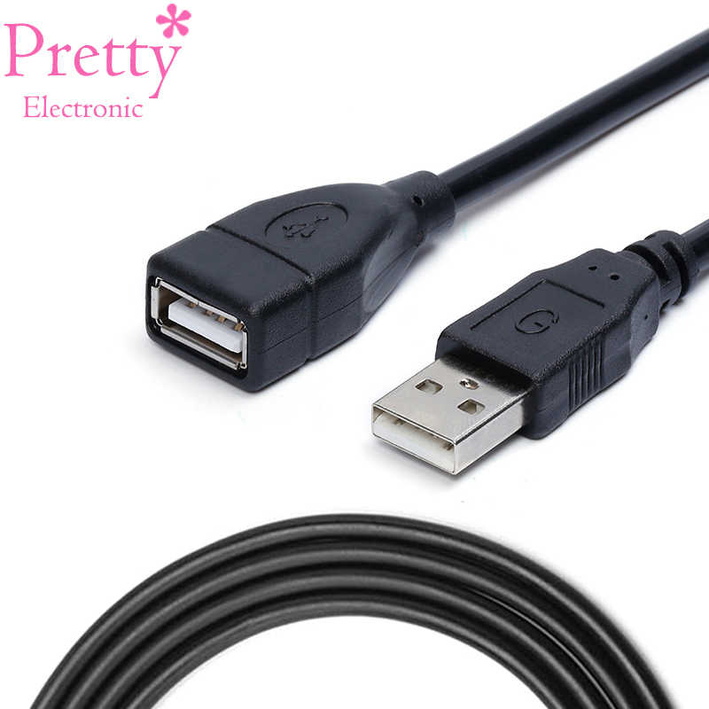 USB2.0 A Male To A Female Cable 5m - Nickel