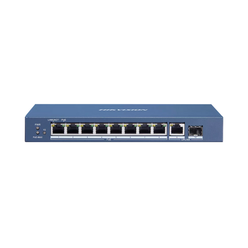 Hikvision 8 Port Gigabit Unmanaged POE Switch