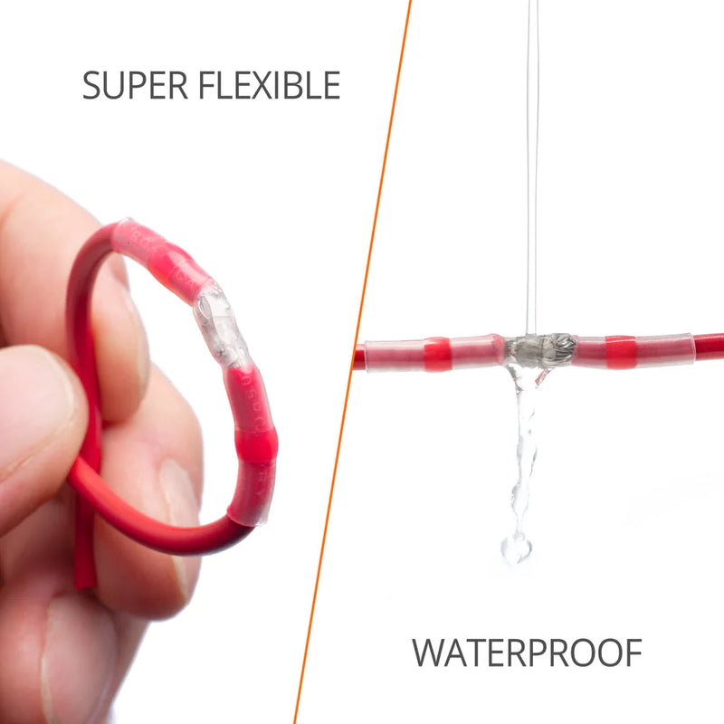 Soldering Sleeve Waterproof Solder & Seal Heat Shrink Butt Connector ferrule wire cable joint