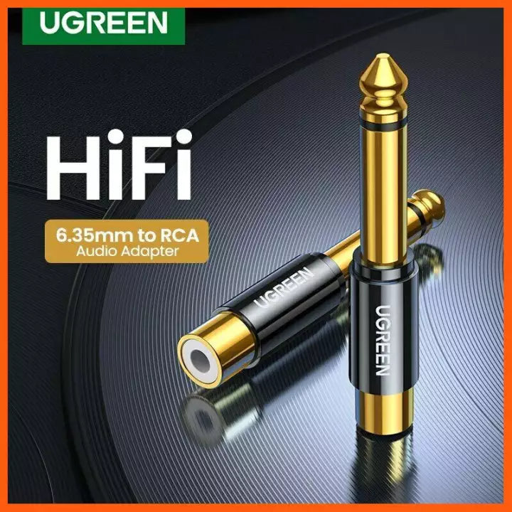 UGREEN 6.35mm Male to RCA Female Adapter
