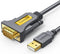 UGREEN USB Male to DB9 RS-232 Male Adapter Cable 1.5m