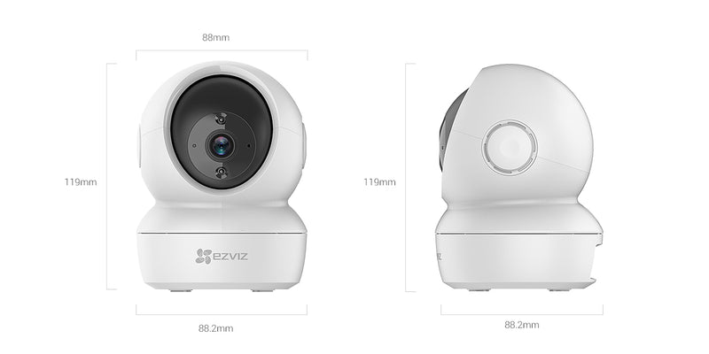 EZVIZ H6C Pan & Tilt 1080P Smart Home 360* Camera Wi-Fi With Two-Way Talk