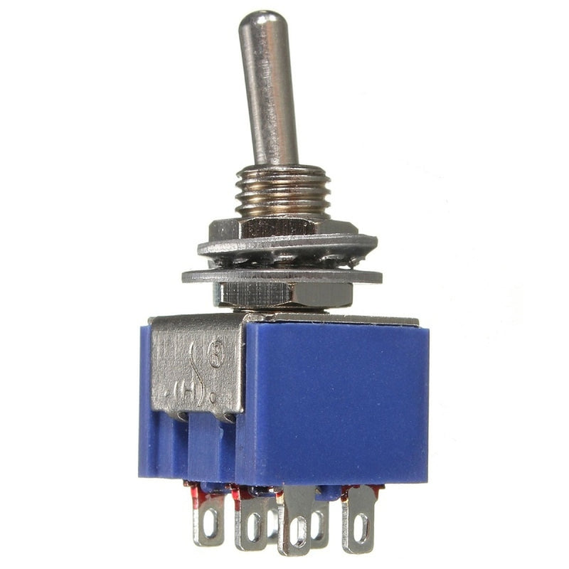 Toggle Switch 6 Pin 125V 6A ON-OFF-ON